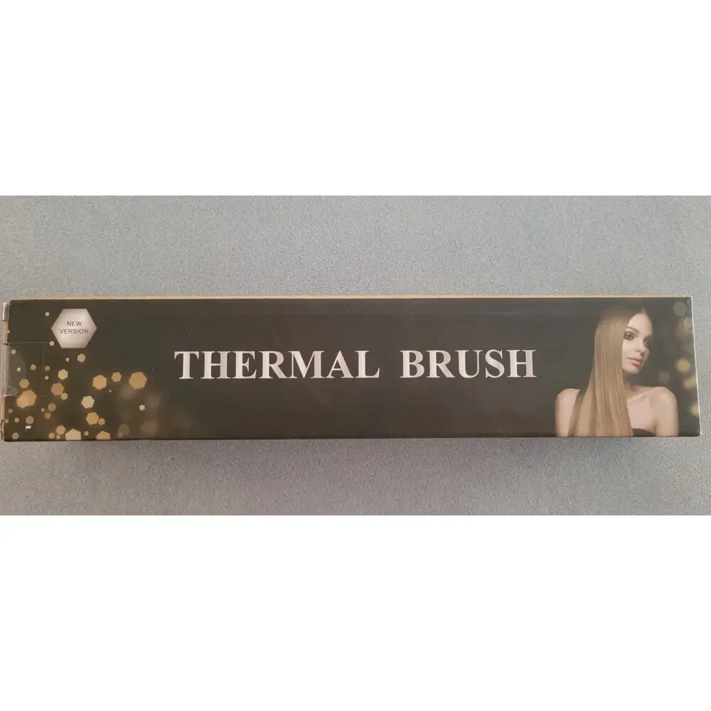 THERMAL HAIR BRUSH-Negative Ion/anti-Frizz, Multi-Temperature Control-New In Box